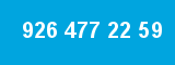 926 477 22 59